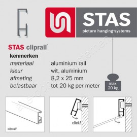 STAS plug 6mm voor zachte wand