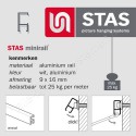 STAS minirail connector