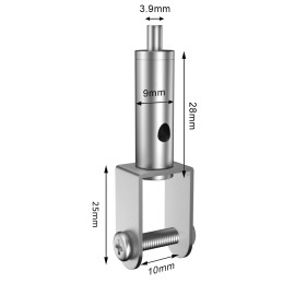 GeckoTeq Zelfremmende klem voor panelen tot 10 mm - 15kg