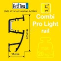 Artiteq Combi Rail Pro Actie Set met LED Compleet