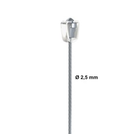 Newly R70 Museum Rail Twister Lock 2,5mm staalkabel