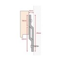 GeckoTeq Cleat Z Bar Ophang Rail - per set van 2
