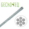 GeckoTeq Staaldraad 1,5mm - niet knoopbaar - per 10 meter