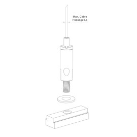 Artiteq Ophangklem XPO Rail – 10kg