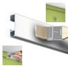 Artiteq Click Rail wit 150cm - overschilderbaar