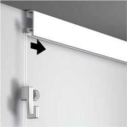 Ophangset 2 meter BASIC - Artiteq kwaliteitsrail