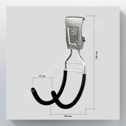 GeckoTeq Fiets Ophangsysteem - Dubbele Fietshaak GSH7