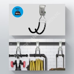 GeckoTeq Fiets Ophangsysteem - Dubbele Fietshaak GSH7