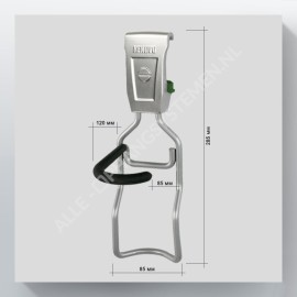 GeckoTeq Fiets Ophangsysteem Set voor 1 Fiets - GSH128  Verticaal