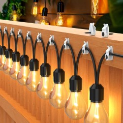 GeckoTeq Kunststof Draad haakjes voor slingers en feestverlichting