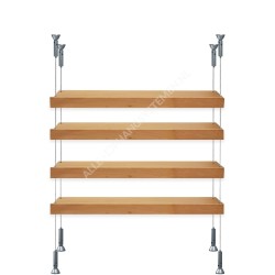 GeckoTeq zelfremmende 1,5mm kabel ophang grippers – 20kg