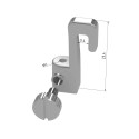 Geckoteq Schilderhaak Mini per 10 stuks voor max. 1,5mm draad - 5kg