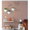 Artiteq Botaniq Hangbloempot in wit (of groen) voor aan de rail, incl. 2 perlon Twister ophangdraden 1mm en 2 Micro Grip haken
