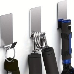 Zelfklevende RVS Wandhaak – Sterke Plakhaak Zonder Boren (3x)