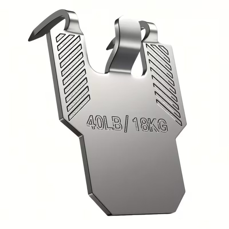 Gipsplaat Klauw Ophanghaak 18 kg – Sterke Metaal Haak voor Schilderijen en Spiegels