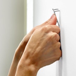 Gipsplaat Klauw Ophanghaak 18 kg – Sterke Metaal Haak voor Schilderijen en Spiegels