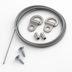 GeckoTeq staaldraad set voor Schilderij ophangsysteem 1