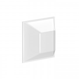 GeckoTeq Zelfklevende DiBond Glas Forex Spiegel Hanger incl. 2 Bumpers - per 1