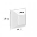 Afstandhouder voor fotopanelen set 4 stuks - 12.5 x 12.5 x 5.7mm