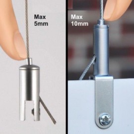 GeckoTeq Zelfremmende klem voor panelen tot 10 mm - 15kg