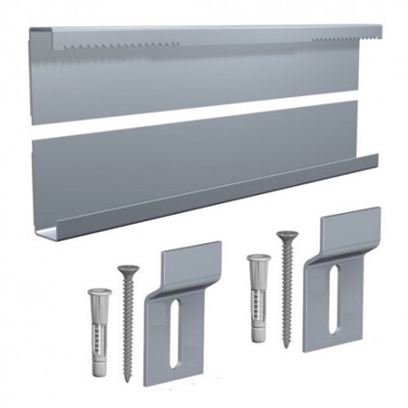 DiBond Rail set zelfklevend inclusief 2 muurhaken en 1 reinigingsdoekje DiBond Rail set zelfklevend inclusief 2 muurhaken en 1 reinigingsdoekje