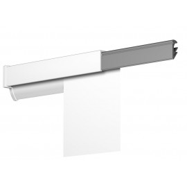 Artiteq Memo Rail wit en alu (incl. eindkapjes en bevestigingsmaterialen)
