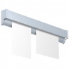 Artiteq Memo Rail wit en alu (incl. eindkapjes en bevestigingsmaterialen)