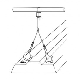 GeckoTeq Zelfremmende Lus Hanger voor 1,5mm draad