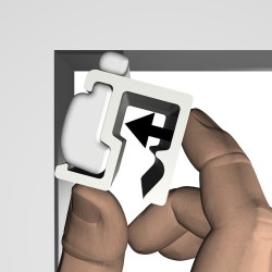 Artiteq Contour rail  (wel plafond aansluitend)