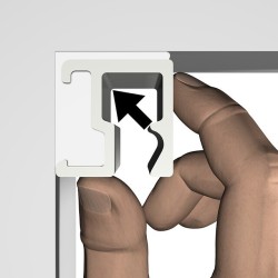 Artiteq Contour rail  (wel plafond aansluitend)