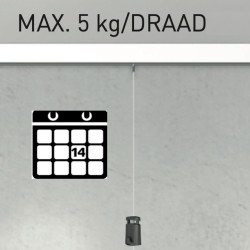 Artiteq Contour rail  (wel plafond aansluitend)