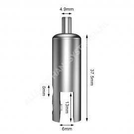 GeckoTeq Zelfremmende klem voor panelen tot 5 mm - 10kg