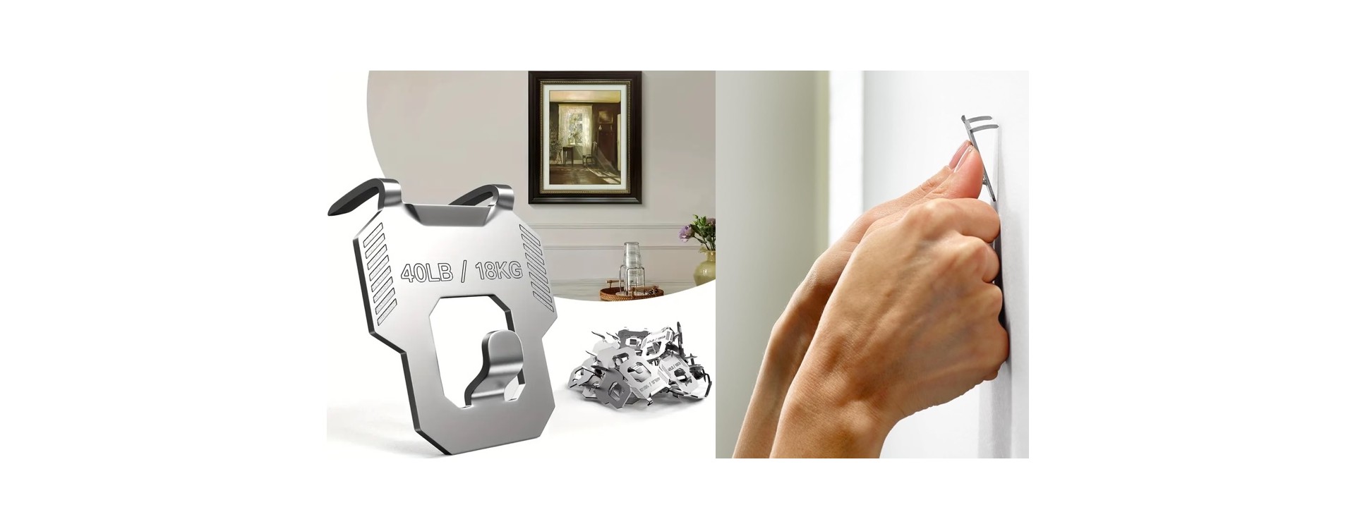 Induw haken voor gips- wanden, blokken, scheidings- en voorzet wanden